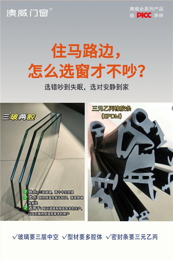 住馬路邊，窗戶怎么選才不吵